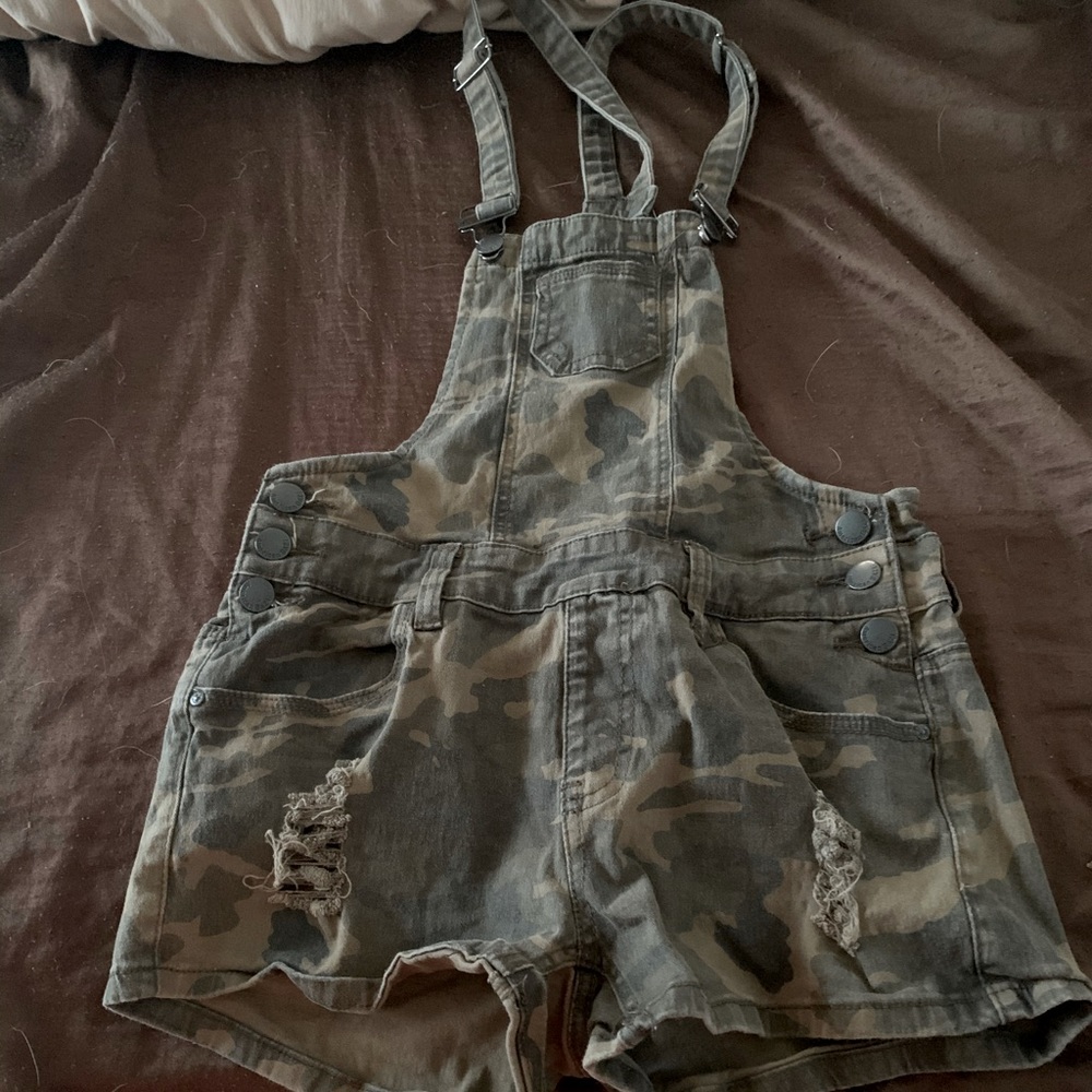 Camouflage Jean shorts